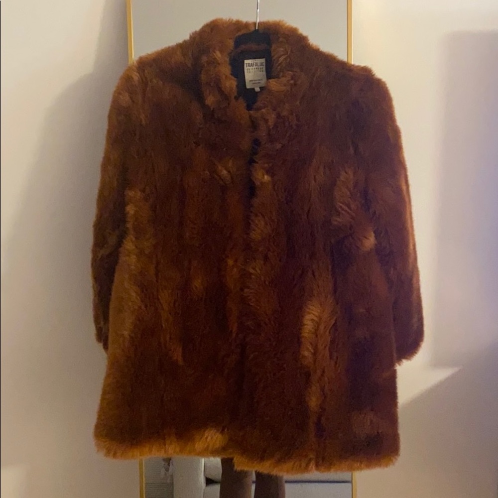 Zara faux fur coat